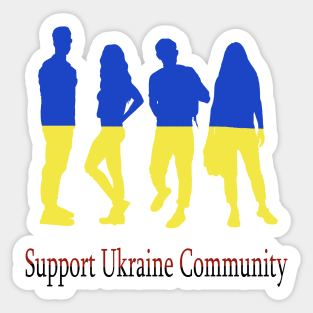 Support Ukraine Community Sticker